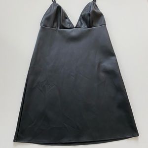 Victoria’s Secret Faux Leather Slip Dress